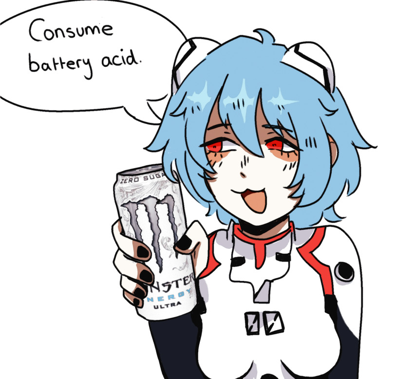 Ayanami Rei (Monster Energy) Rule 34 Image