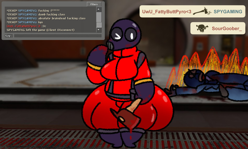 Fempyro (Team Fortress 2) Rule 34 Image