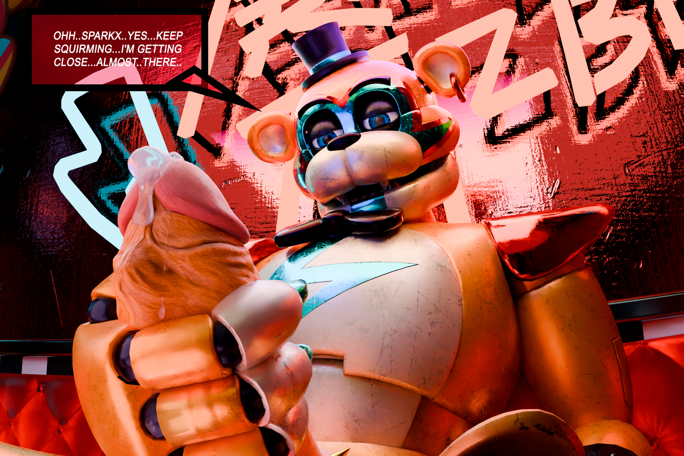 Glamrock Freddy (Fnaf) Rule 34 Image