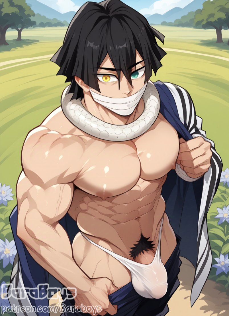 Iguro Obanai (Demon Slayer) Rule 34 Image