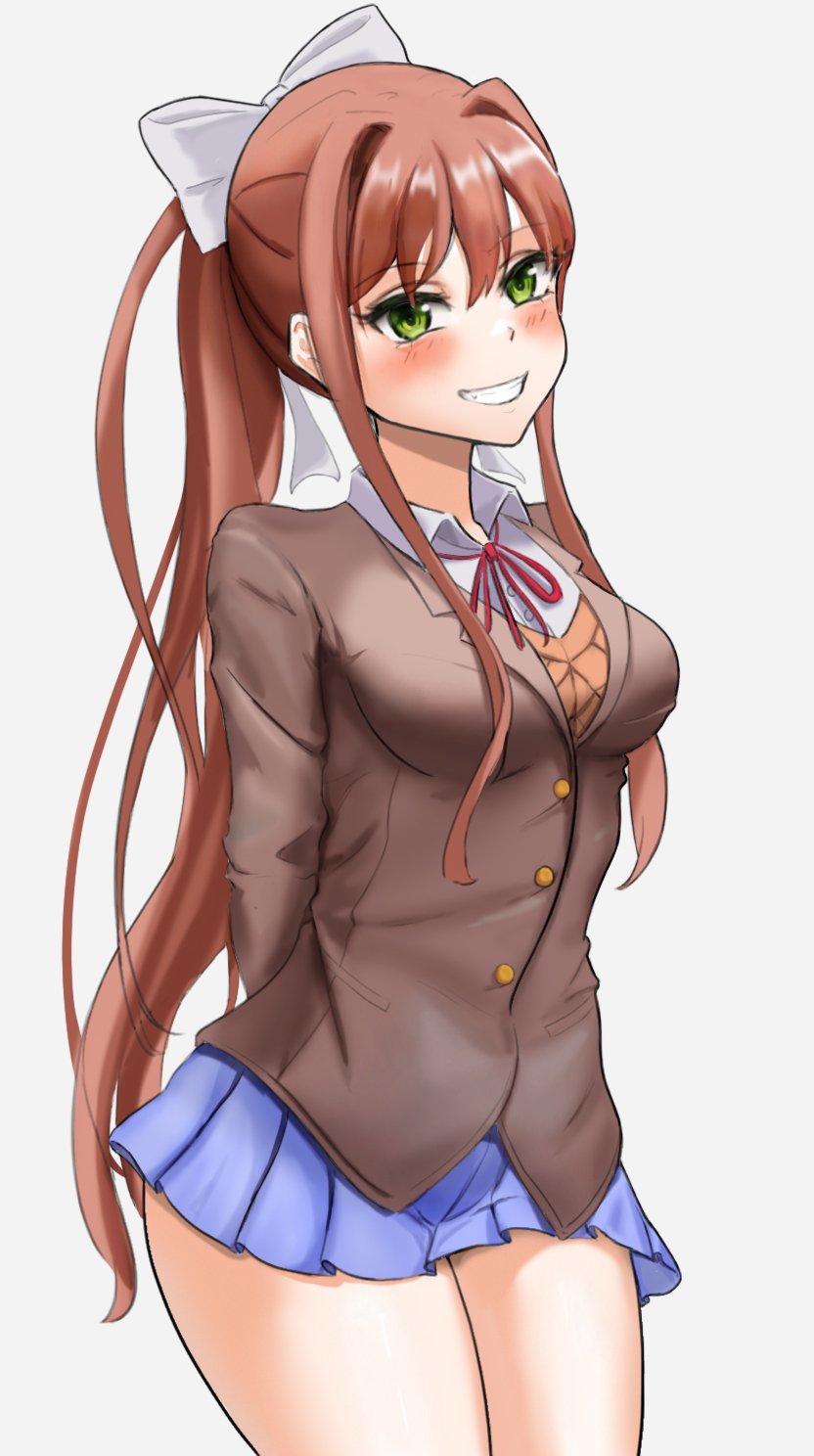 Monika (Doki Doki Literature Club) Rule 34 Image