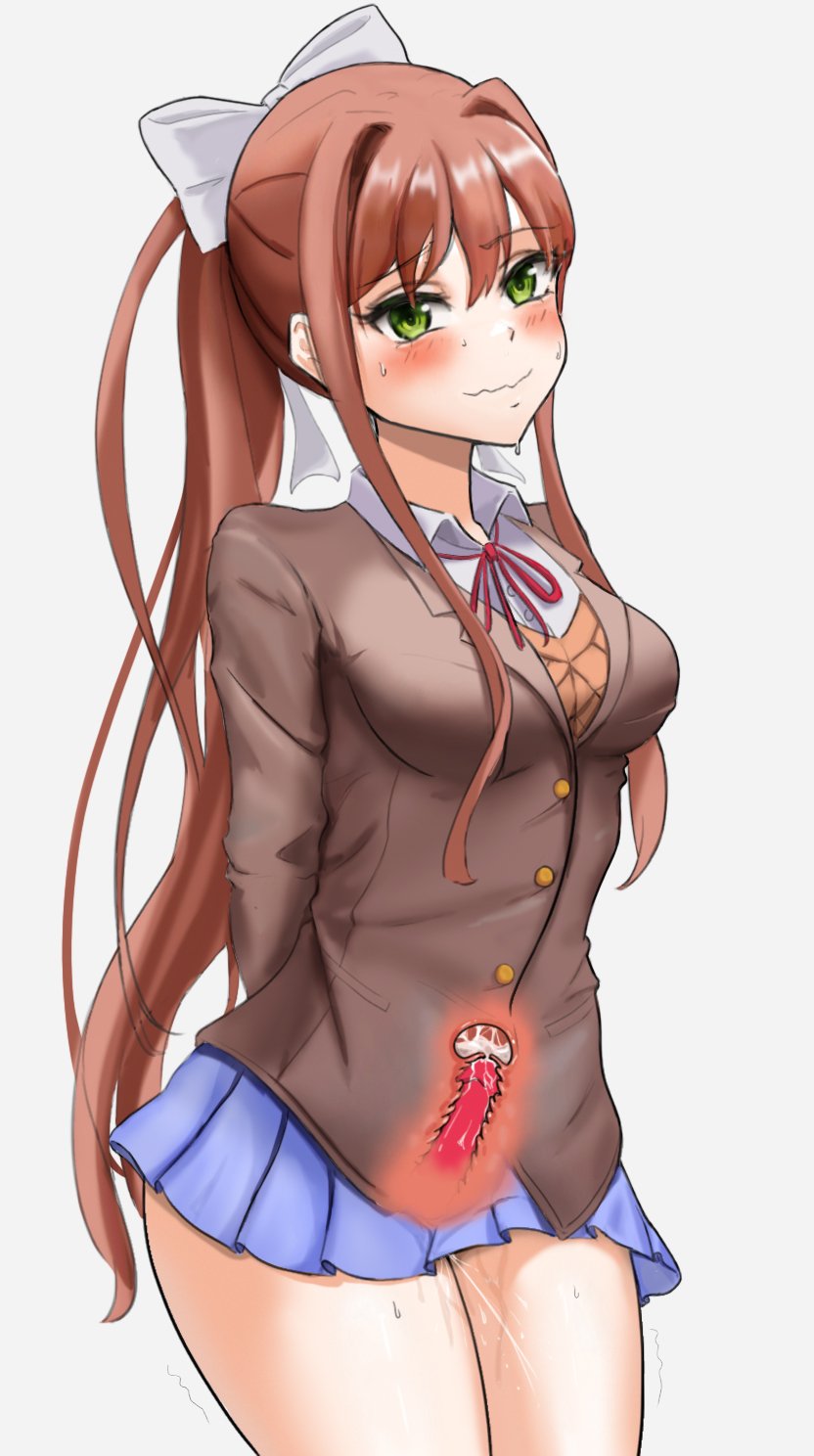Monika (Doki Doki Literature Club) Rule 34 Image