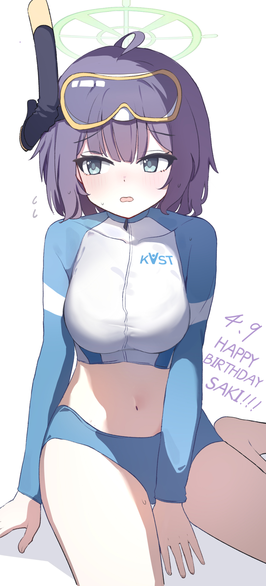 Saki (Blue Archive) Rule 34 Image