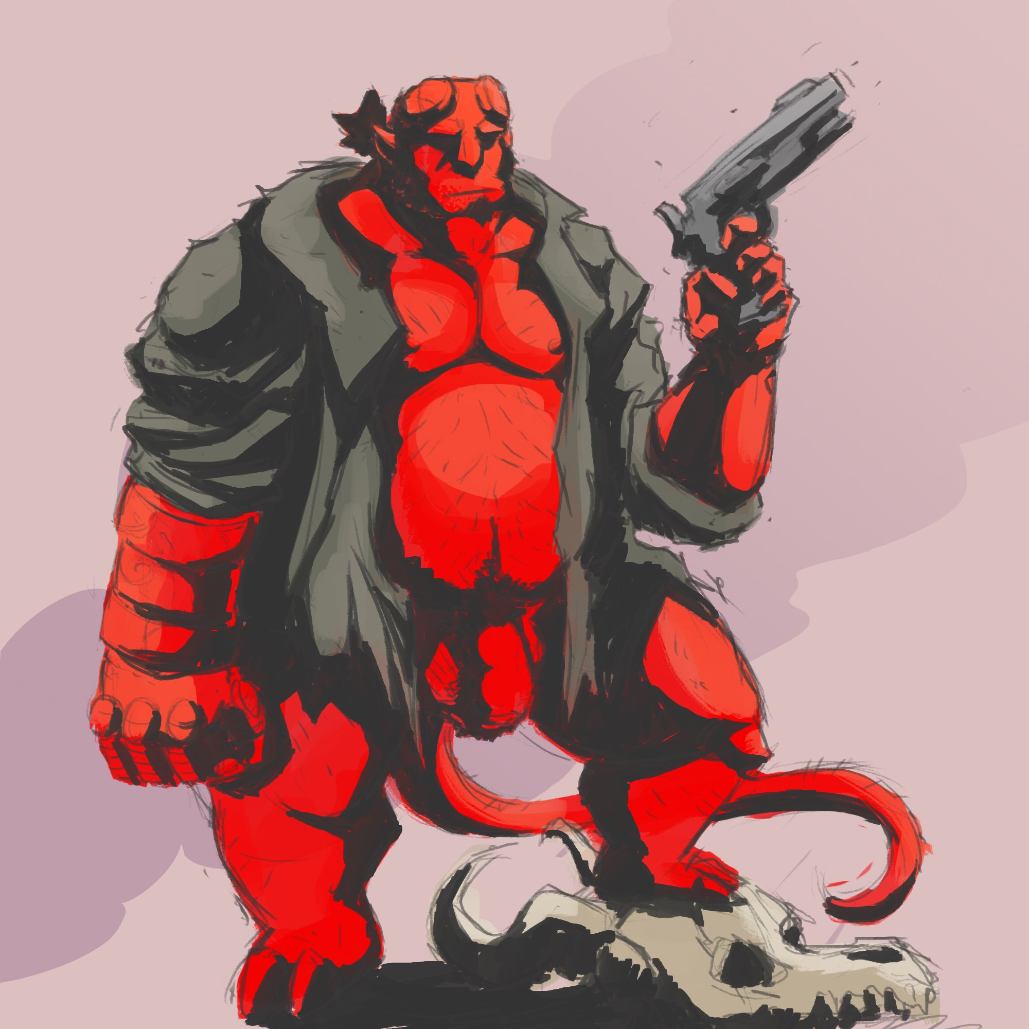 Hellboy (Hellboy (Series)) Rule 34 Image