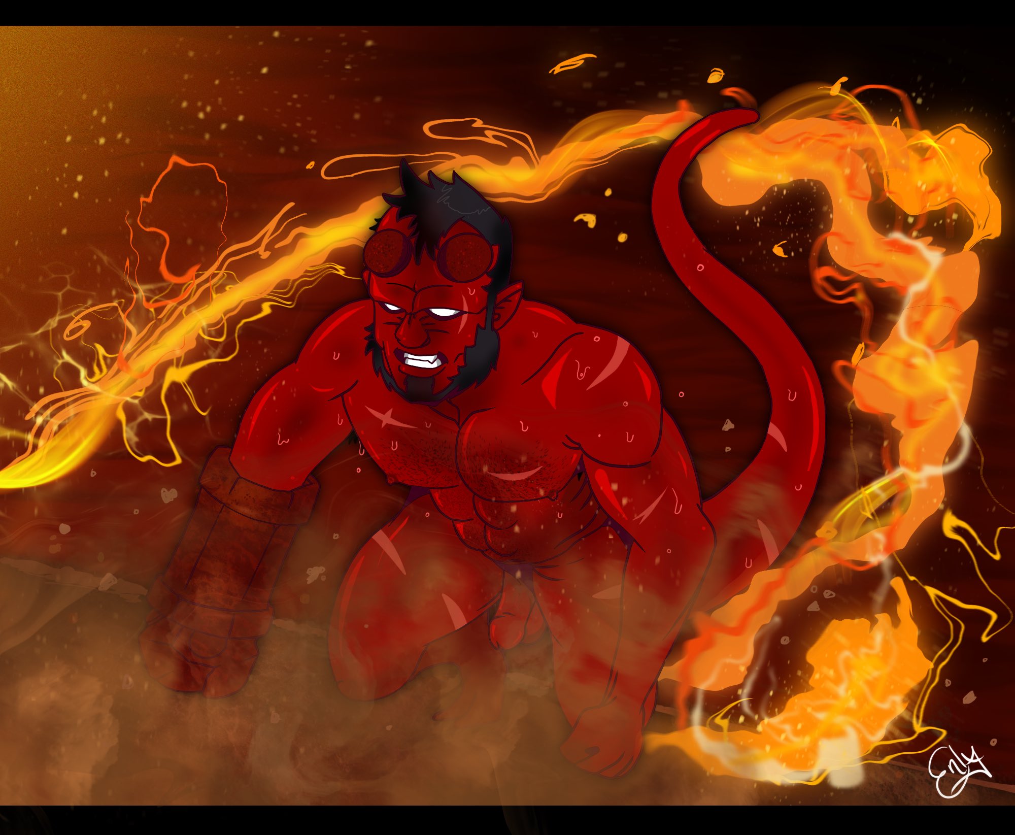Hellboy (Hellboy (Series)) Rule 34 Image