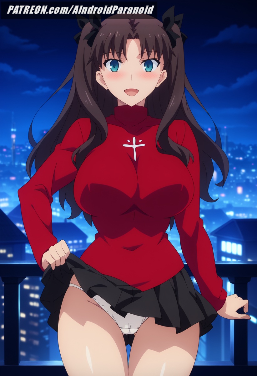 Tohsaka Rin (Fate/Stay Night) Rule 34 Image