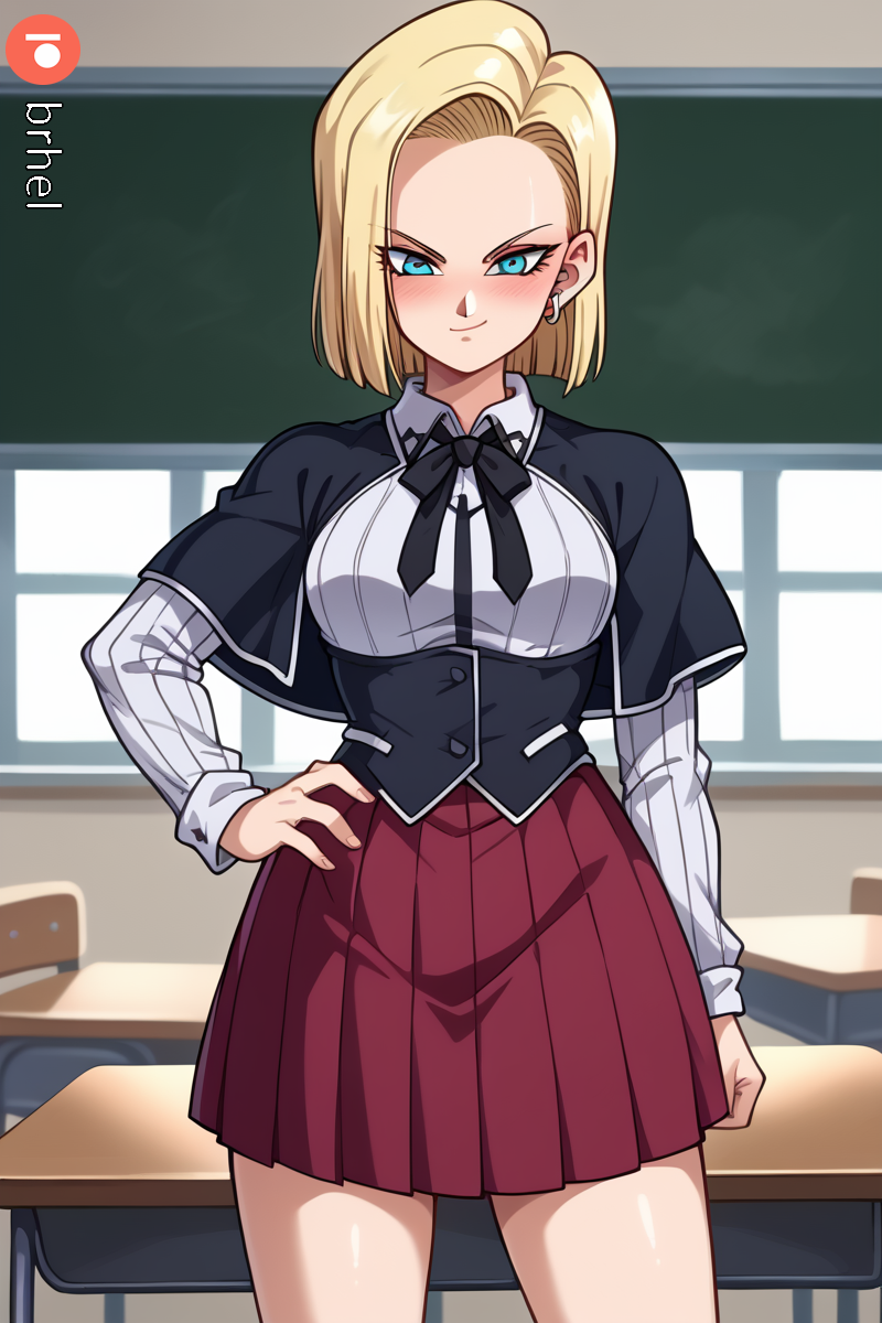 Android 18 (Dragon Ball) Rule 34 Image
