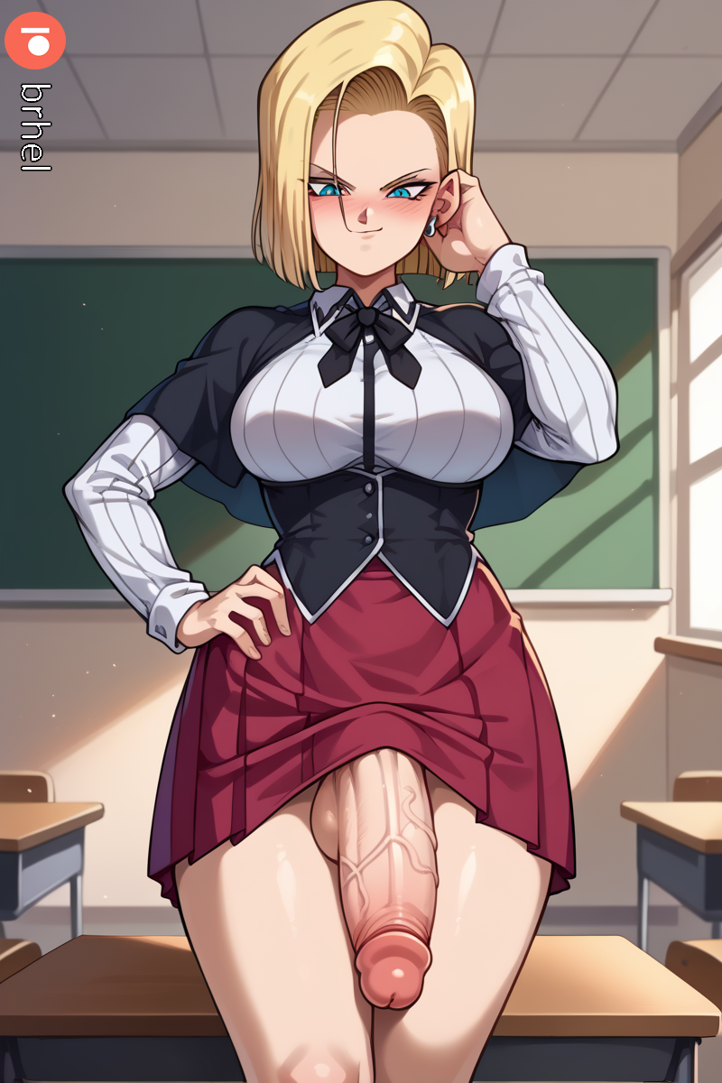 Android 18 (Dragon Ball) Rule 34 Image