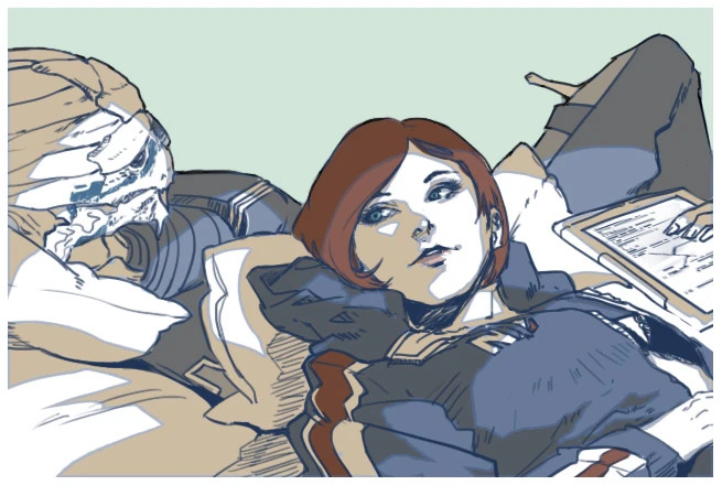 Commander Shepard (Commander Shepard (Female)) Rule 34 Image