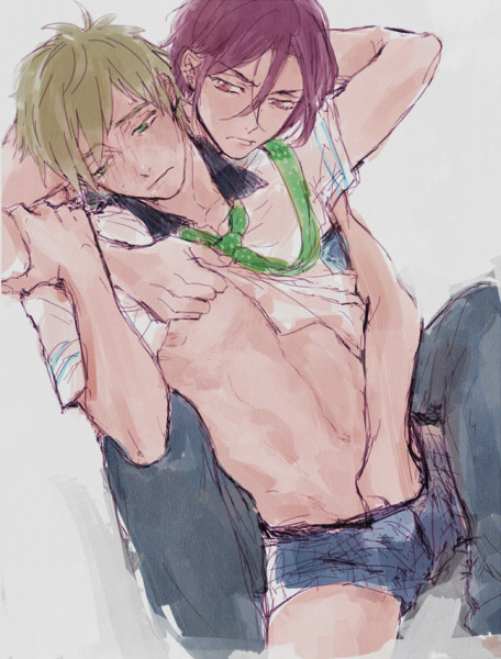 Matsuoka Rin (Free!) Rule 34 Image