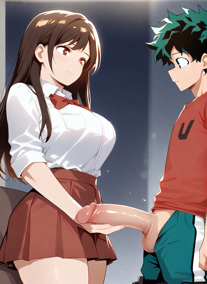 Deku (Kanojo Okarishimasu) Rule 34 Image