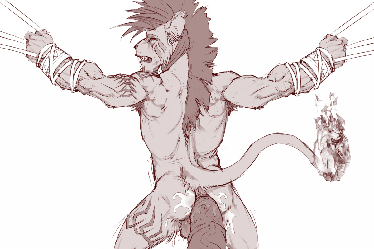 Red Xiii (Final Fantasy) Rule 34 Image