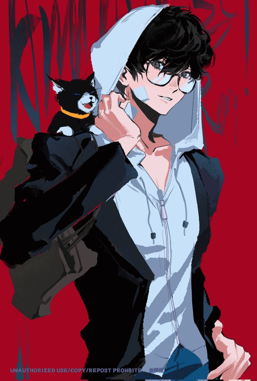 Amamiya Ren (Morgana (Persona 5)) Rule 34 Image