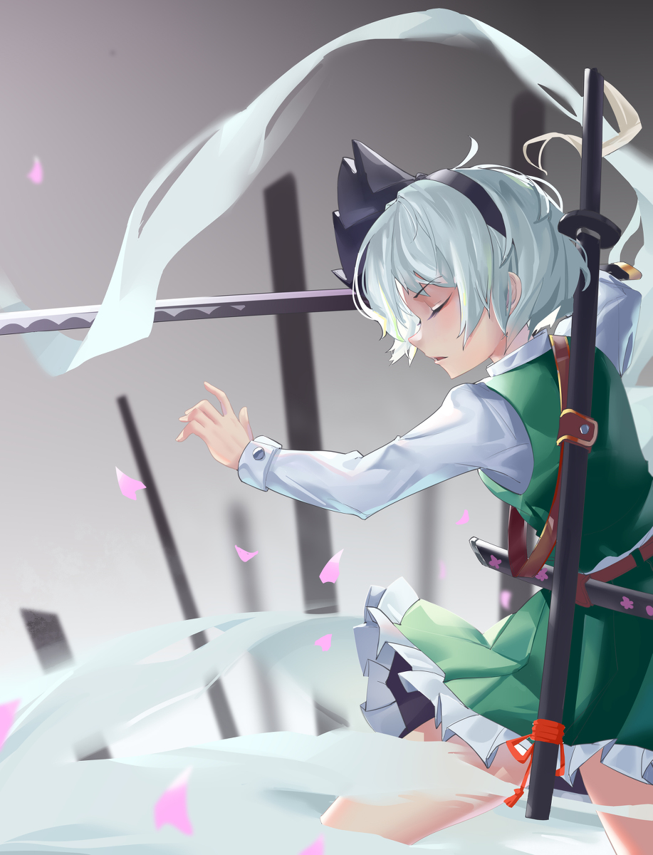 Konpaku Youmu (Touhou) Rule 34 Image