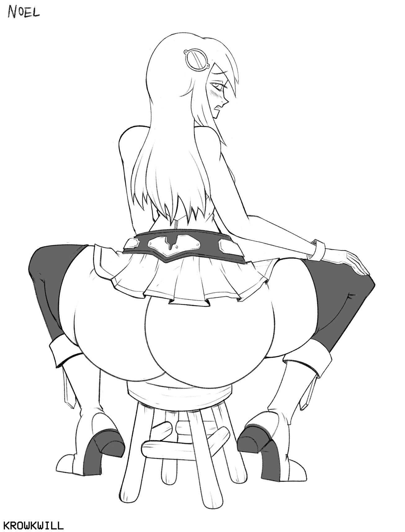 Noel Vermillion (Blazblue) Rule 34 Image