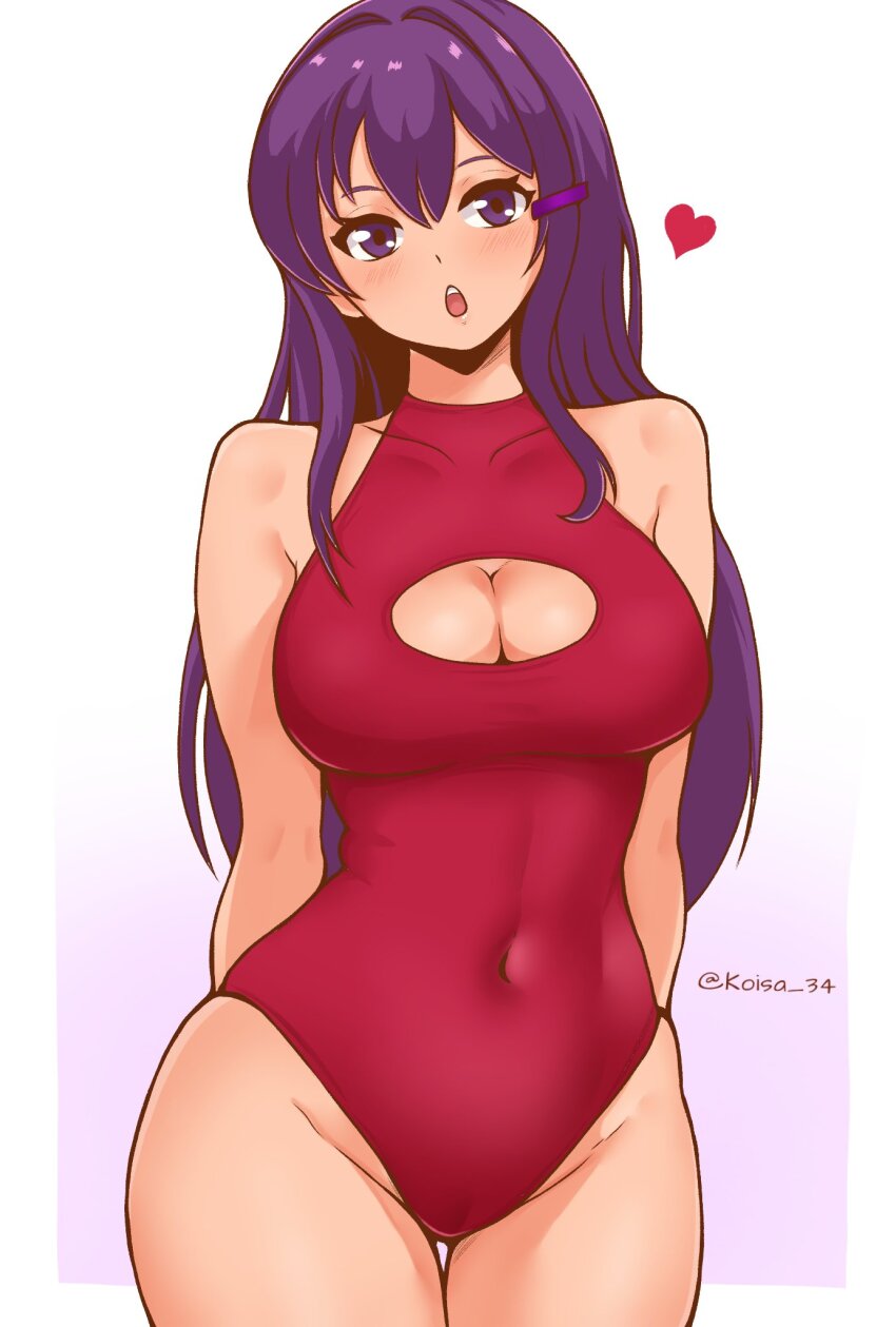 Yuri (Doki Doki Literature Club) Rule 34 Image