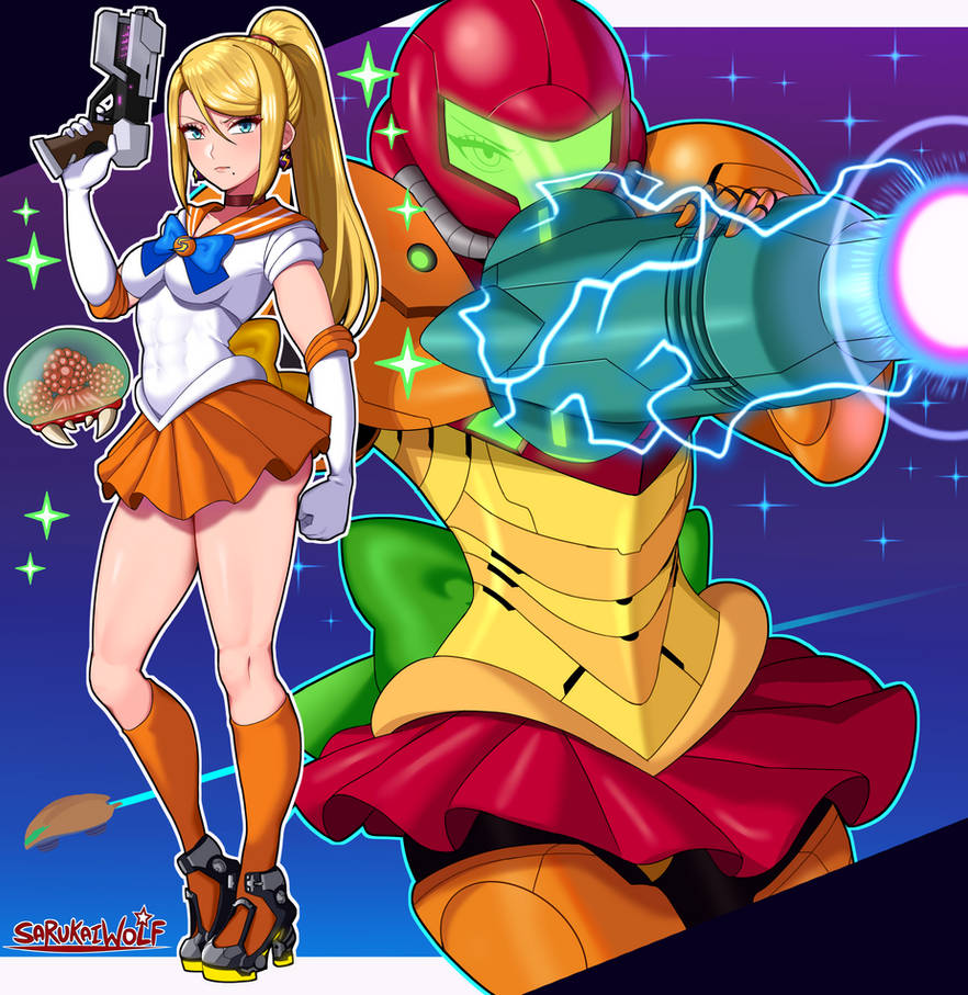 Armored Samus (Bishoujo Senshi Sailor Moon) Rule 34 Image