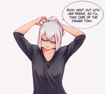 Adjusting Hair Rule 34 Image