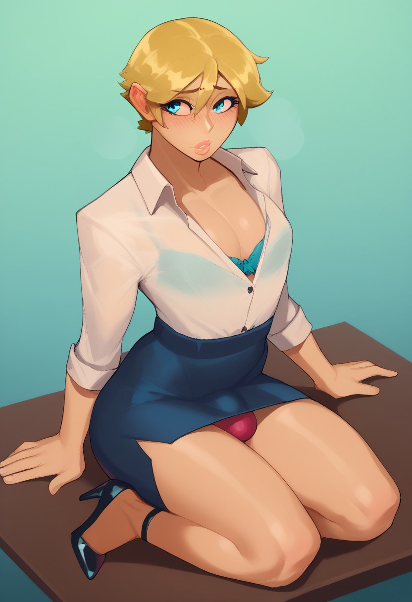 Blonde Hair Rule 34 Image