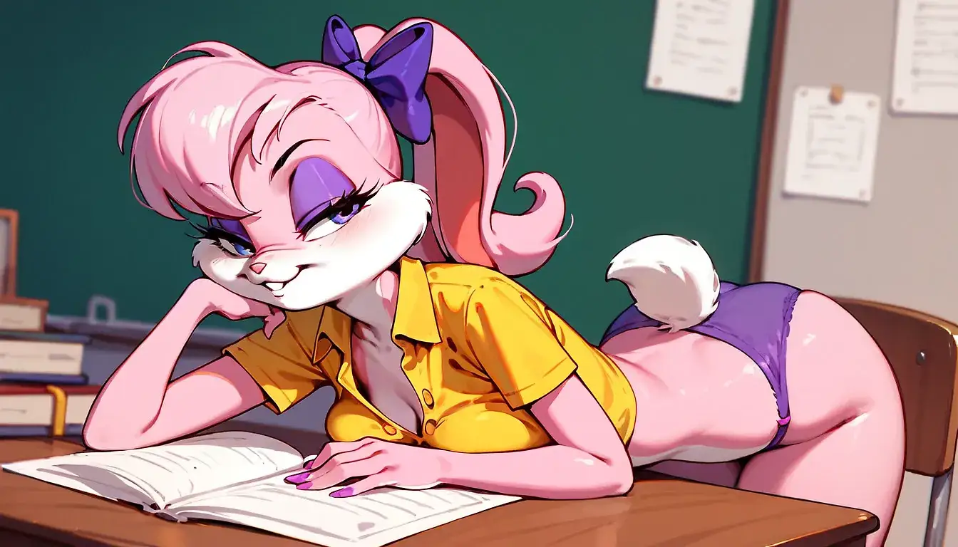 Babs Bunny (Tiny Toon Adventures) Rule 34 Image