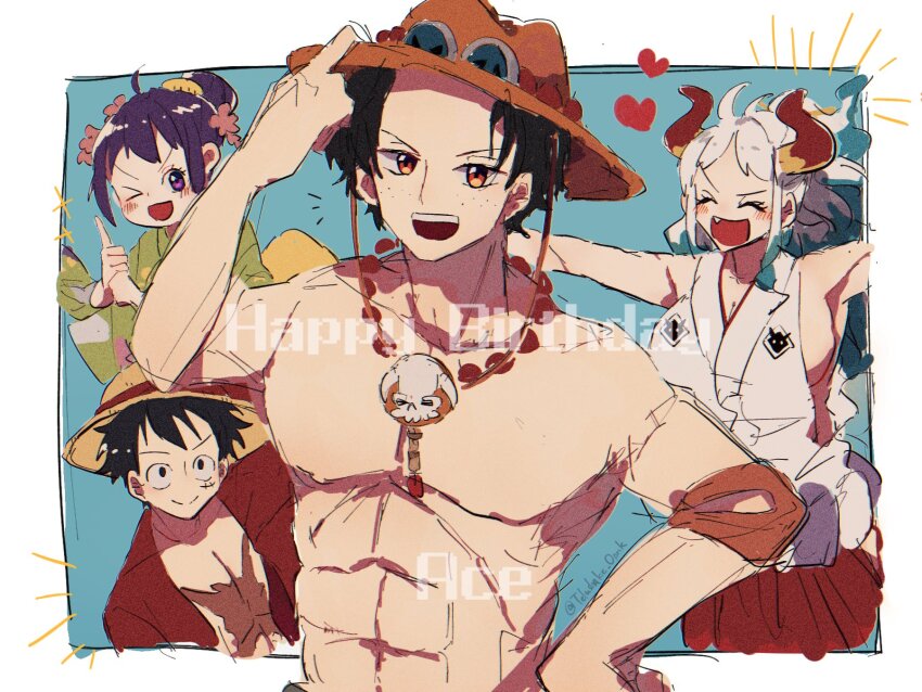 Kurozumi Tama (Monkey D. Luffy) Rule 34 Image