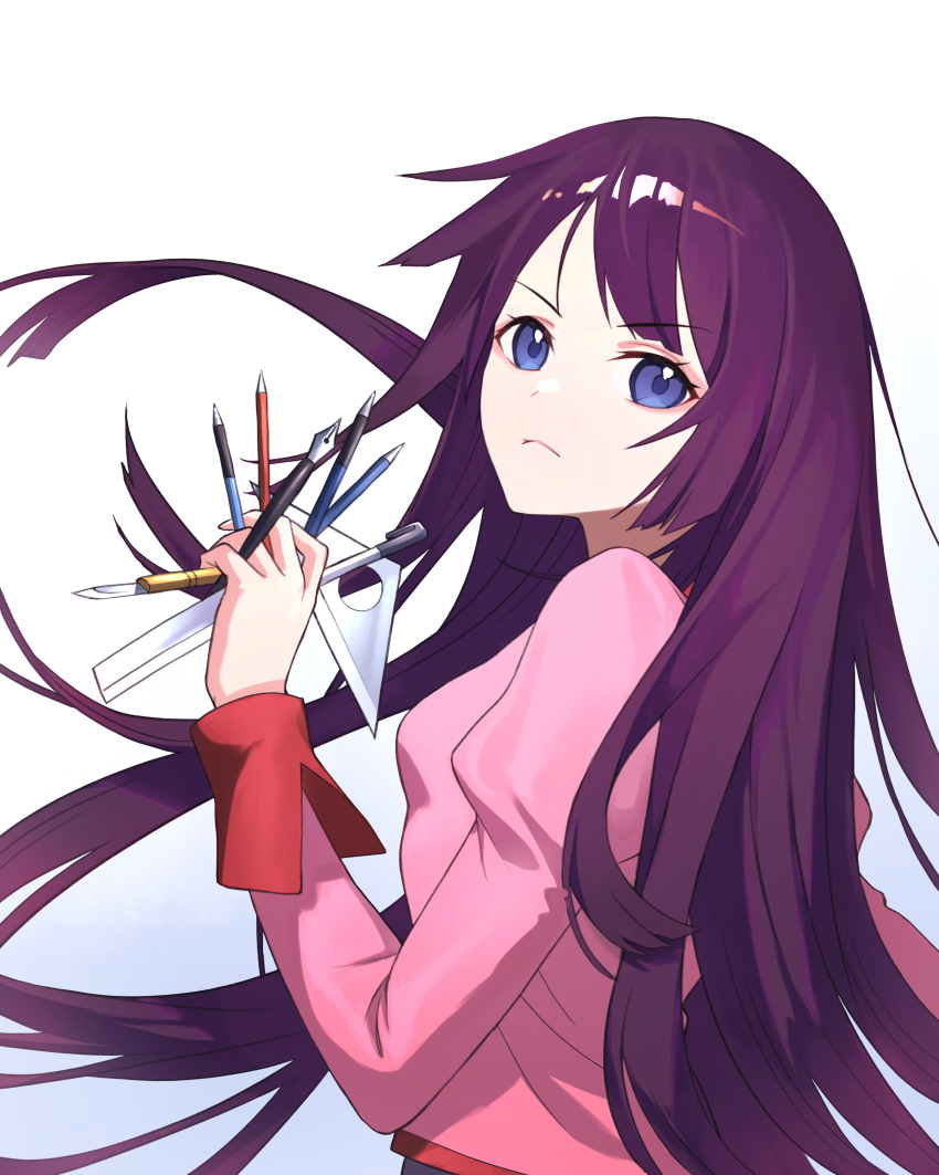 Senjougahara Hitagi (Bakemonogatari) Rule 34 Image
