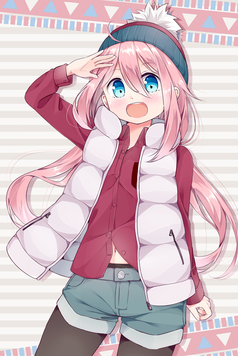 Kagamihara Nadeshiko (Yurucamp) Rule 34 Image