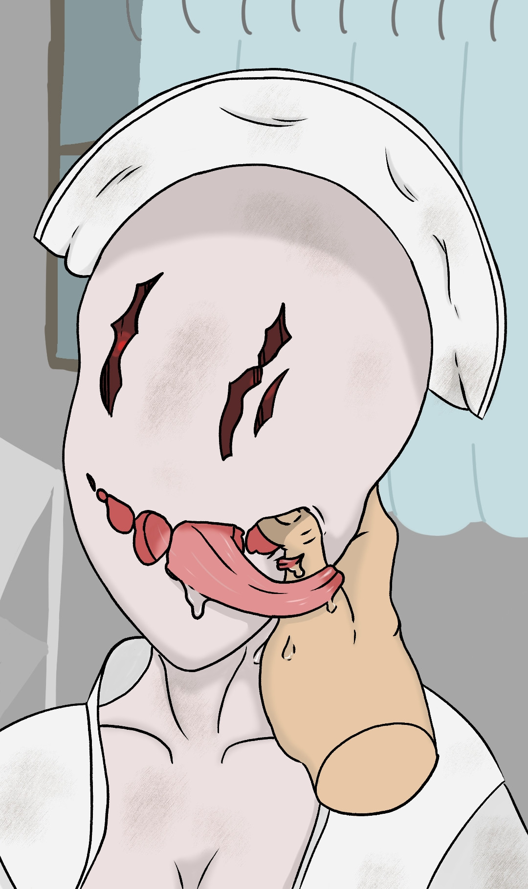 Bubble Head Nurse (Silent Hill) Rule 34 Image