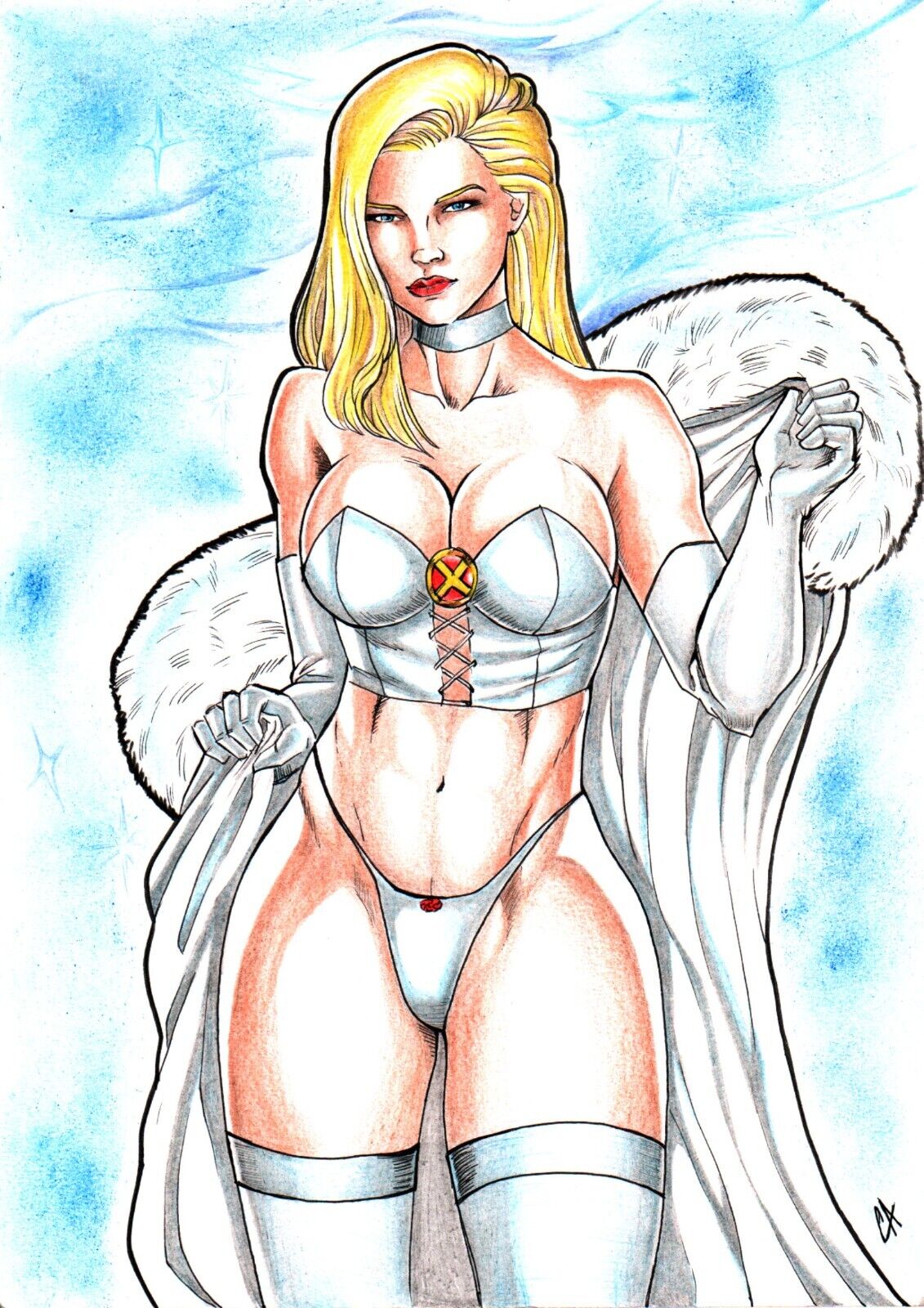 Emma Frost (Hellfire Club) Rule 34 Image