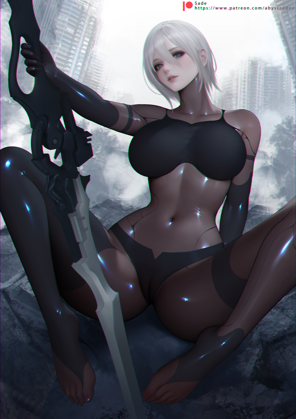 A2 (Nier:Automata) Rule 34 Image