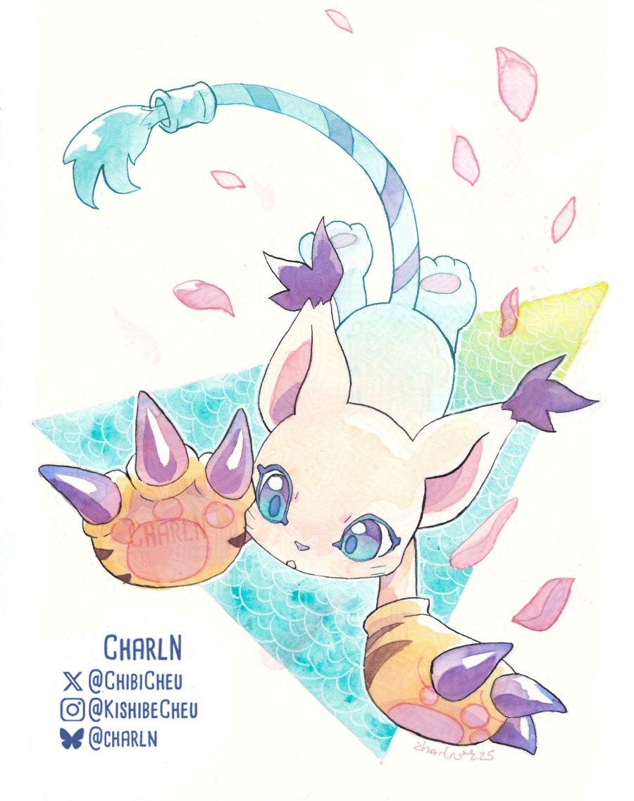 Tailmon (Digimon) Rule 34 Image