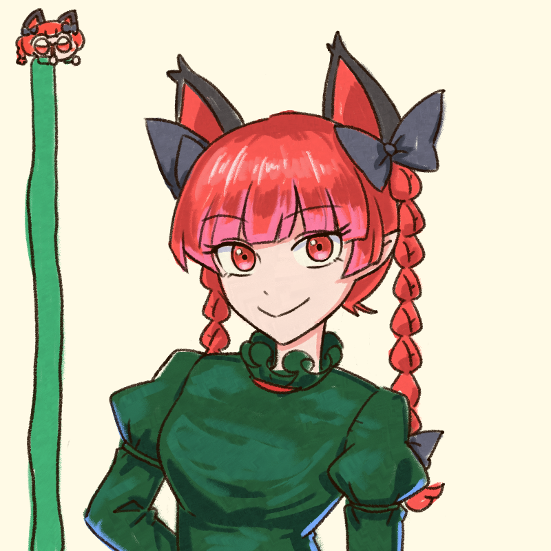 Kaenbyou Rin (Touhou) Rule 34 Image