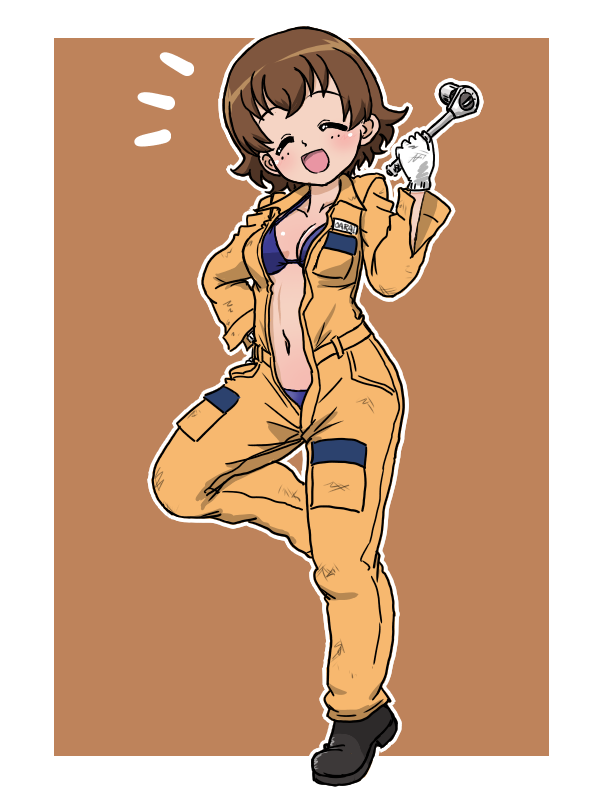 Tsuchiya (Girls Und Panzer) Rule 34 Image