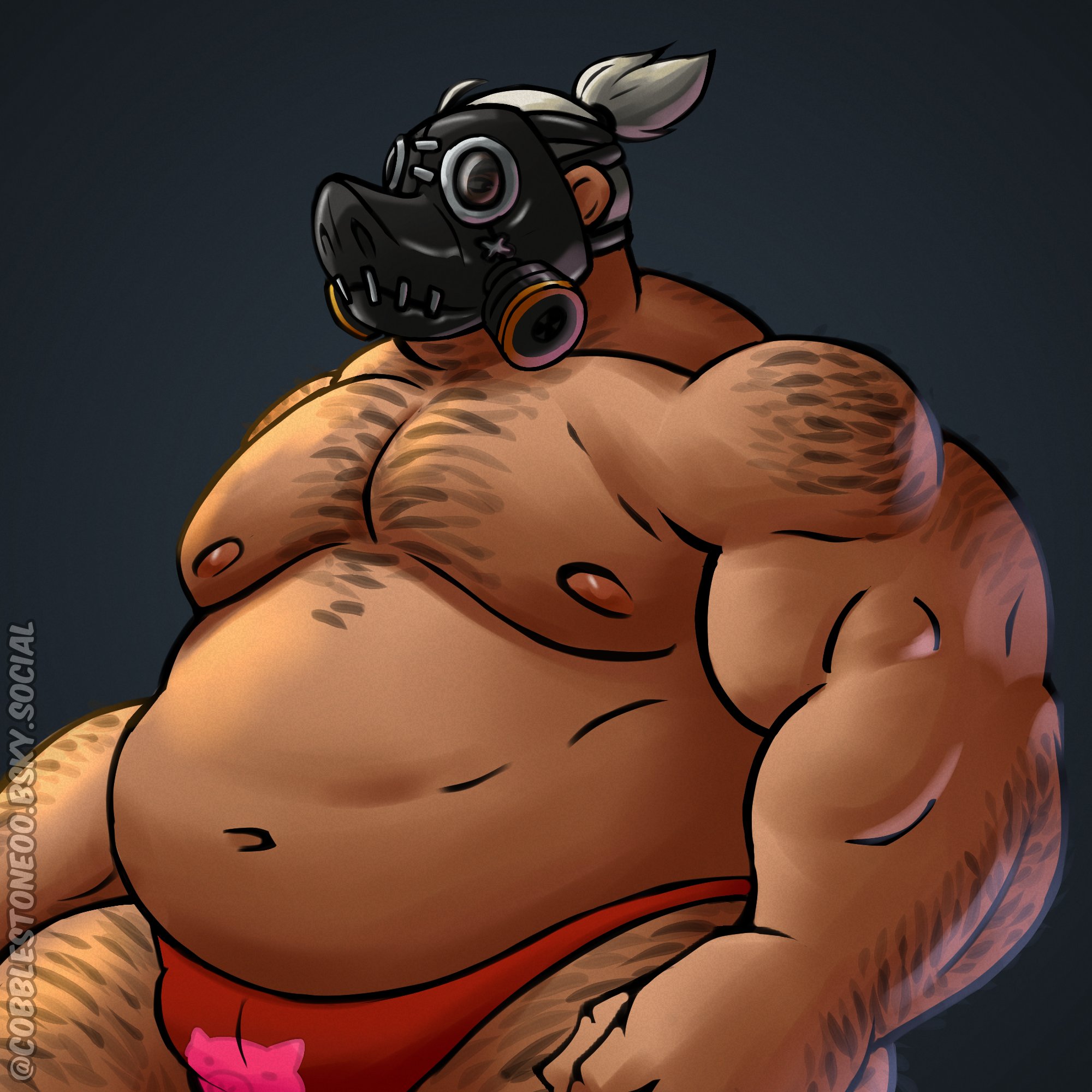 Roadhog (Overwatch) Rule 34 Image