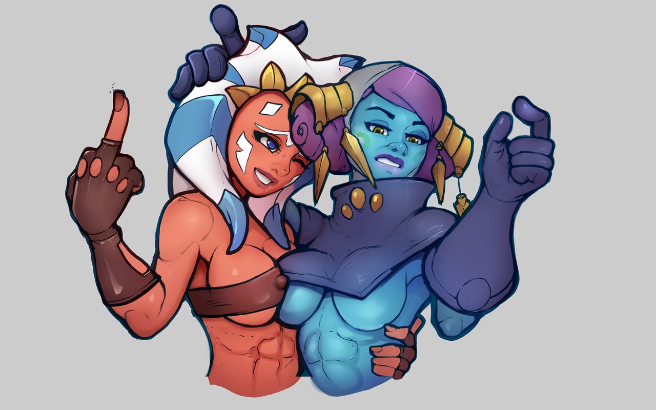 Ahsoka Tano (Star Wars) Rule 34 Image