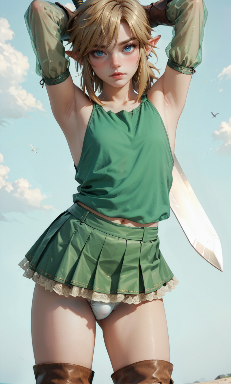 Link (The Legend Of Zelda) Rule 34 Image