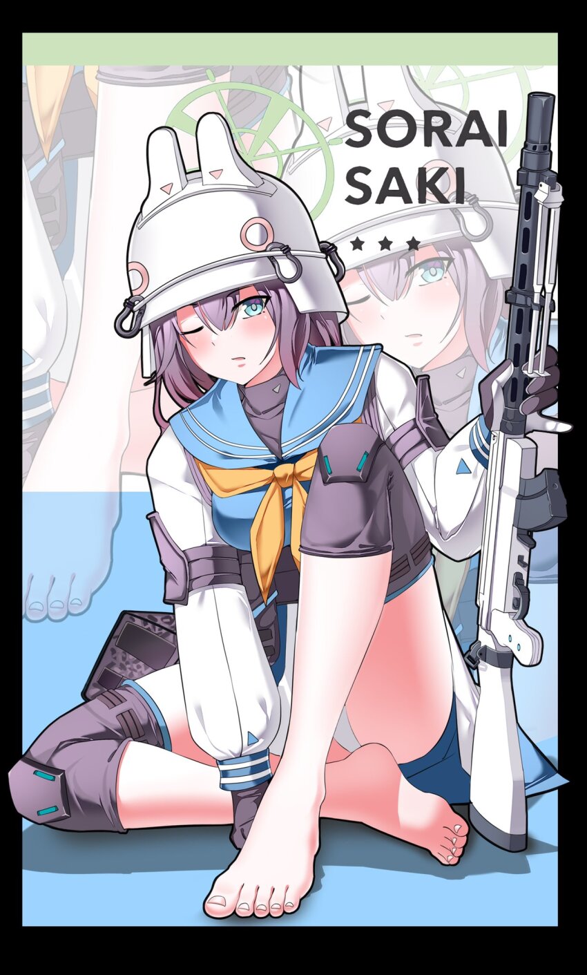 Saki (Blue Archive) Rule 34 Image