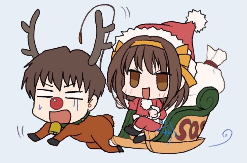 Kyon (Christmas) Rule 34 Image