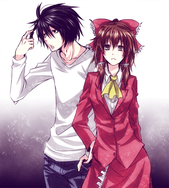 Hakurei Reimu (Death Note) Rule 34 Image