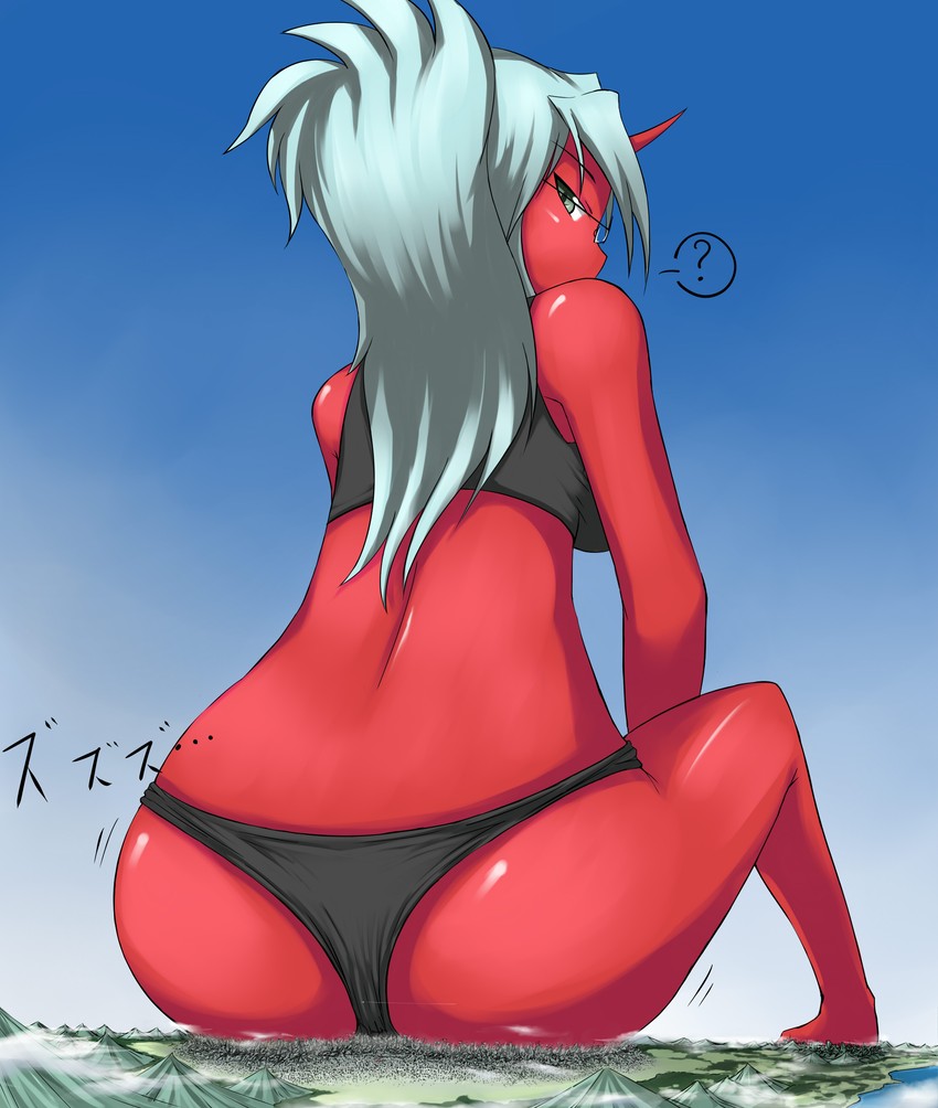 Kneesocks Daemon (Panty & Stocking With Garterbelt) Rule 34 Image