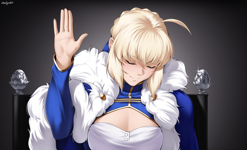 Artoria Pendragon (Fate) Rule 34 Image
