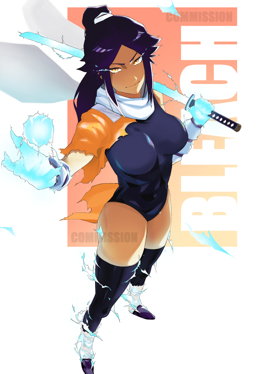 Shihouin Yoruichi (Bleach) Rule 34 Image