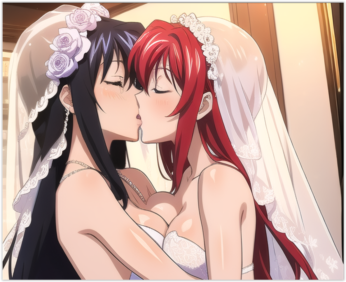 Akeno Himejima (High School Dxd) Rule 34 Image