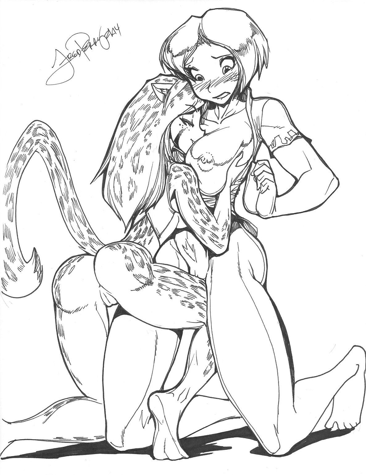 Original Character (Gold Digger) Rule 34 Image