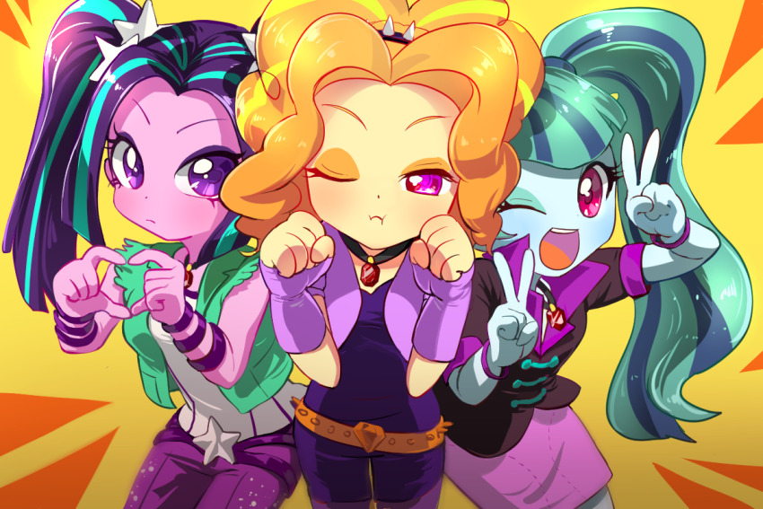 Adagio Dazzle (Equestria Girls: Rainbow Rocks) Rule 34 Image