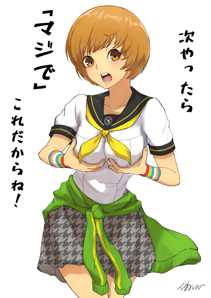 Satonaka Chie (Persona) Rule 34 Image
