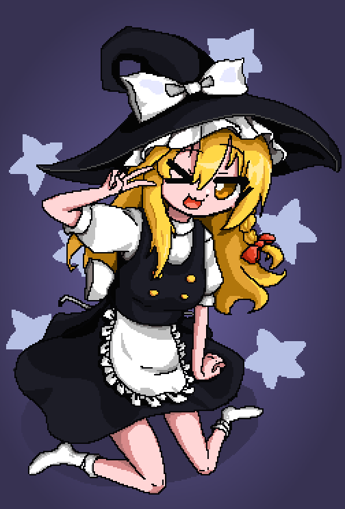 Kirisame Marisa (Touhou) Rule 34 Image