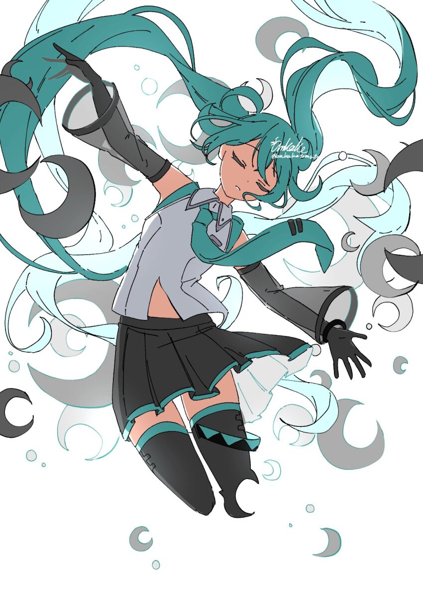 Hatsune Miku (Rolling Girl (Vocaloid)) Rule 34 Image