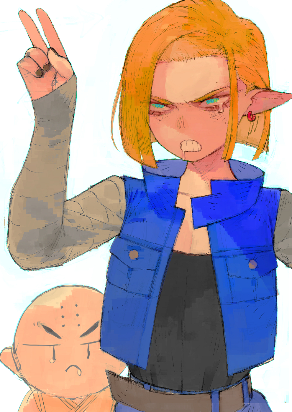 Android 18 (Dragon Ball) Rule 34 Image
