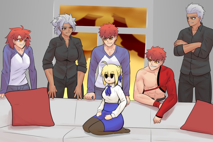 Archer (Fate) Rule 34 Image